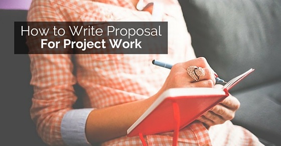 write proposal for project