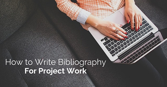 how to write bibliography for chemistry project