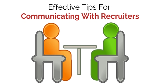 communicating with recruiters tips