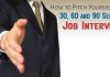 How to Pitch Yourself in a 30, 60, 90 Seconds Job Interview pitch yourself 30 seconds