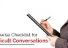 How to Have Difficult Conversations – A Stepwise Checklist difficult conversations checklist