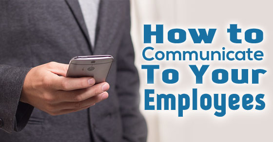 how communicate to employees
