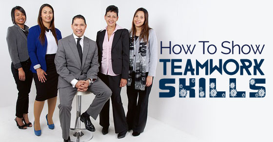 how show teamwork skills