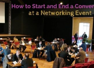 How to Start and End a Conversation at a Networking Event how start end conversation