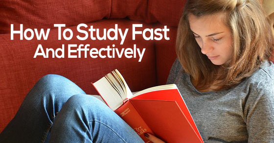 how to study fast for exams