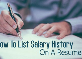 How to List Salary History on Resume:16 Best Tips list salary history resume