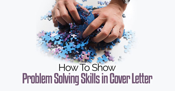 problem solving examples for cover letter