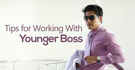 working with younger boss