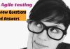 Best Agile Testing Interview Questions and Answers Agile testing interview questions