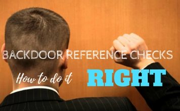 Backdoor Reference Check: How to do it Right? Backdoor Reference Checks
