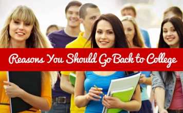Top 24 Reasons Why You Should Go Back to College go back to college