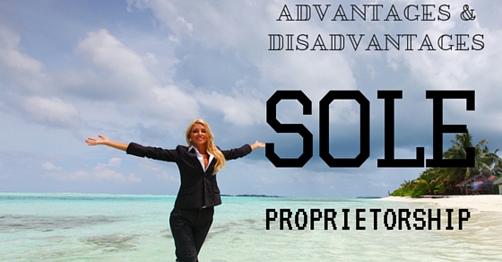 Sole Proprietorship Advantages Disadvantages