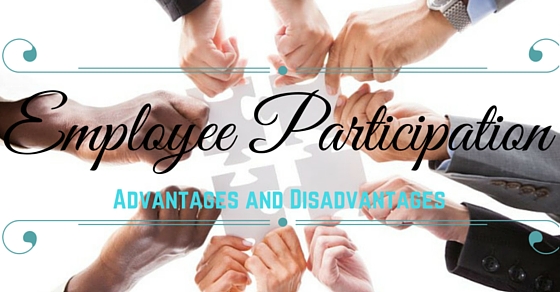 Employee Participation Advantages Disadvantages