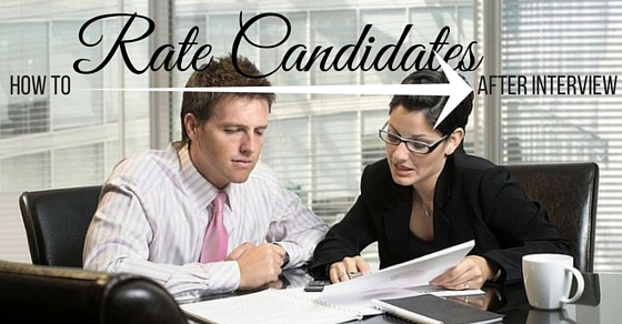 Rate Candidates after Interview