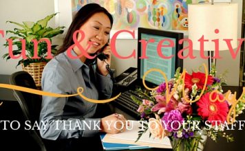 70 Fun and Creative Ways to Say Thank You to Your Staff Thank You to Your Staff