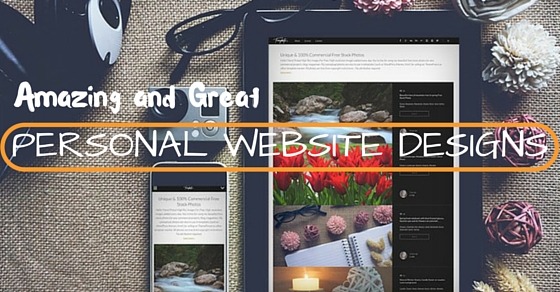 Amazing Personal Website Designs