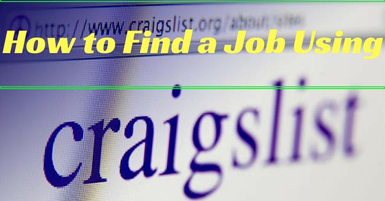 Finding Job Using Craigslist