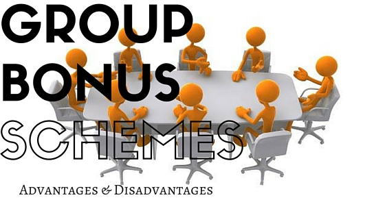 advantages and disadvantages of individual incentive schemes