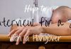 How to Interview for a Job with a Hangover? Hangover Interview