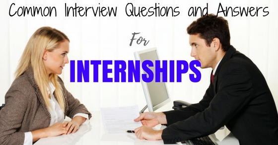 Internship Interview Questions Answers