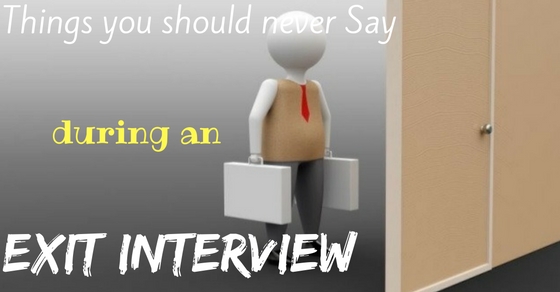 How Handle Exit Interview