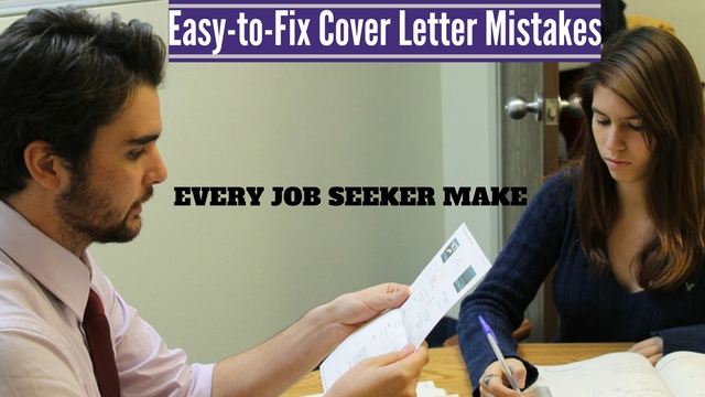 Common Cover Letter Mistakes Fix