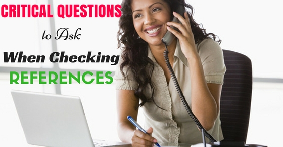 Questions To Ask When Checking References