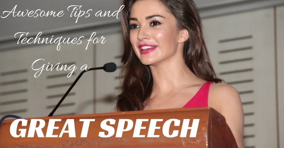 Great Speech Tips Techniques