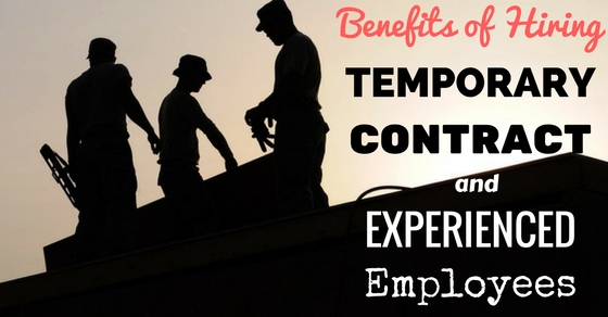 Hiring Temporary Contract Experienced Employees