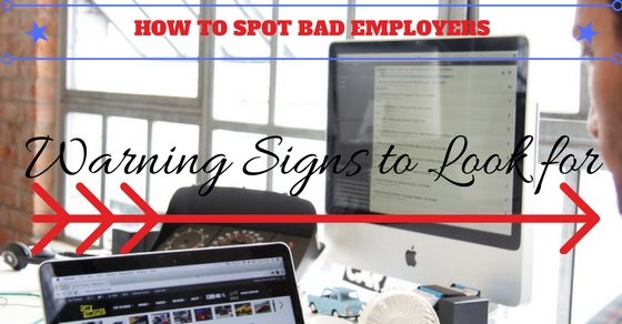 Signs of a bad employer