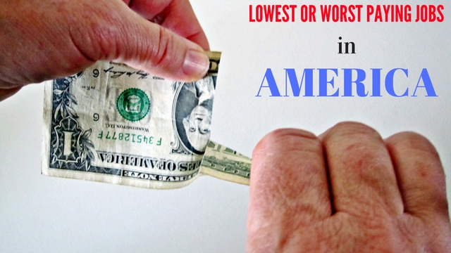 Top 33 Lowest Or Worst Paying Jobs In America Wisestep 8457