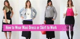 work maxi skirts