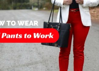 How to Wear Red Pants to Work: 16 Interview Clothing Tips Red Pants to Work