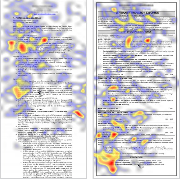 Resume Eye Tracking Study