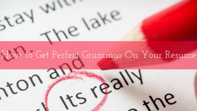 Spelling Grammar Tips for Resumes