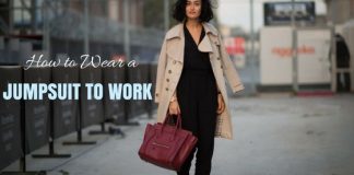 how to wear a jumpsuit to work