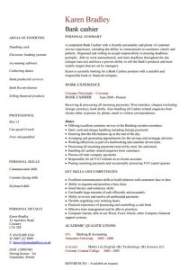 18 Best Banking Sample Resume Templates - Wisestep