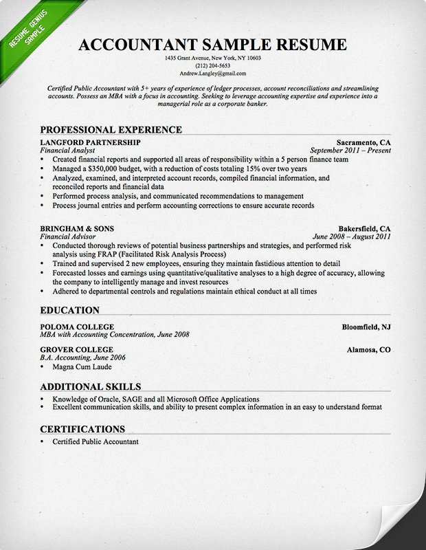 24 Best Finance Resume Sample Templates WiseStep