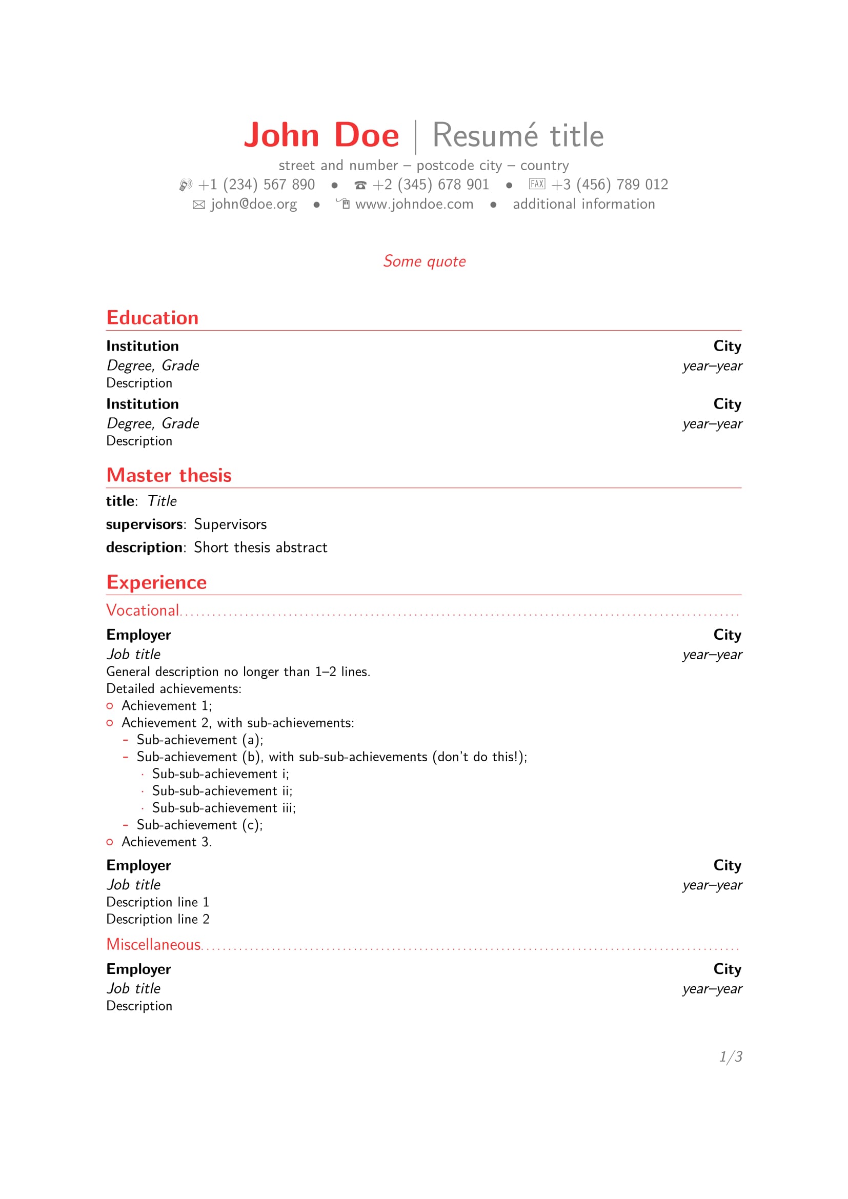 banking resume format