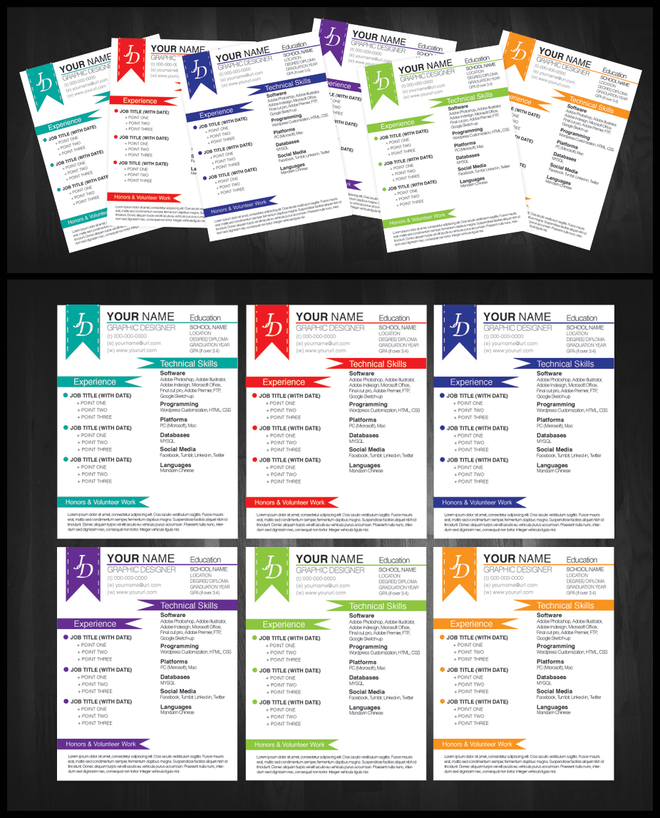 30 simple and basic resume templates for all jobseekers