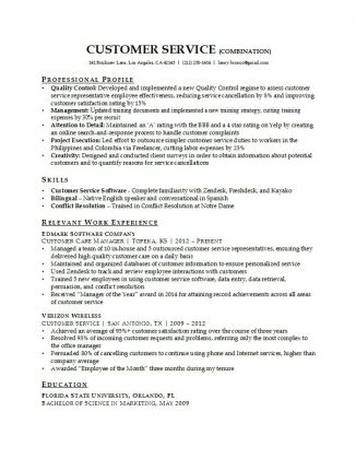 22 Best Customer Service Representative Resume Templates - Wisestep