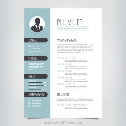 29 Creative and Beautiful Resume - Best Designed Resume 1 420x420 