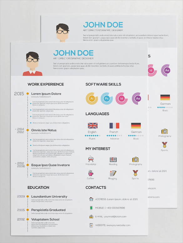 examples of infographic resumes