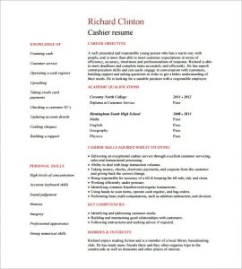 19 Best Cashier Resume Sample Templates - Wisestep