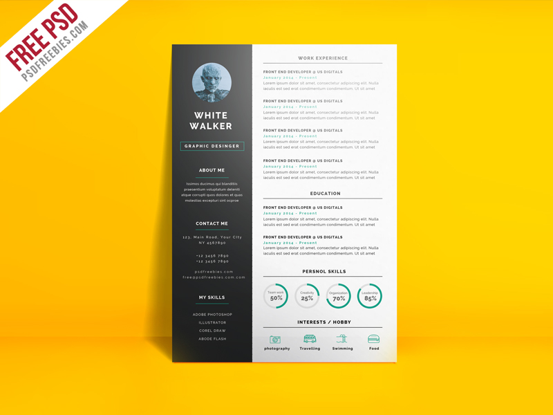 clean resume template