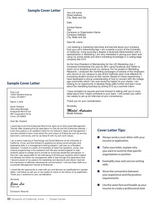 cover letter best practices