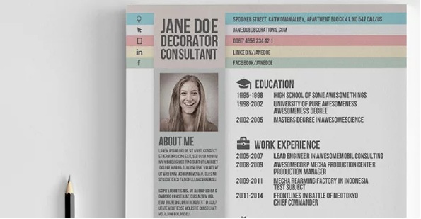 creative resume format