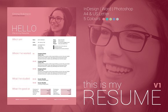 creative resume sample