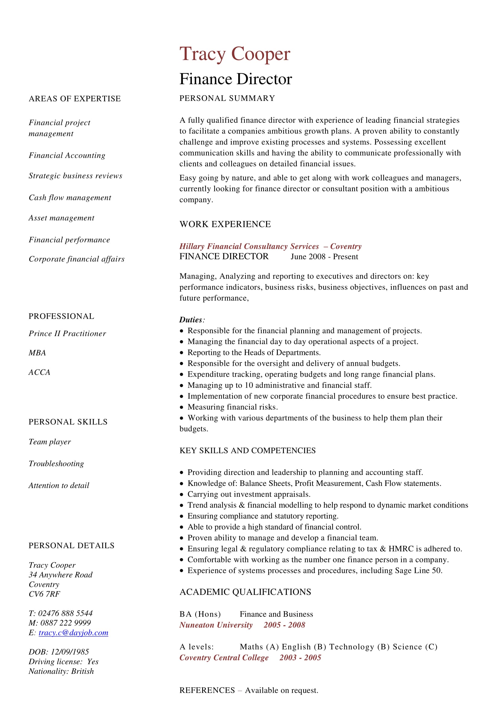 Finance Manager Duties Resume : Financial Manager Resume Samples Qwikresume - Finance managers may advise upper management or corporate officers to determine how and where the company's assets are acquired and allocated.