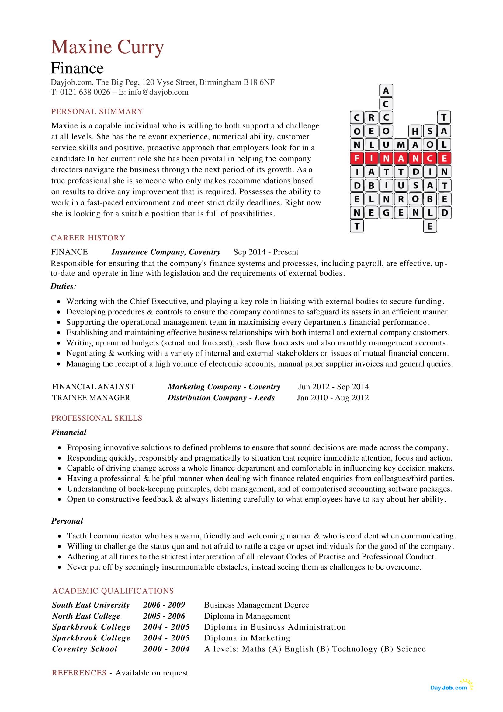 Financial Analyst Cv Templates / Expert Financial Analyst Cv Examples Myperfectcv - Achievements for a financial analyst resume.